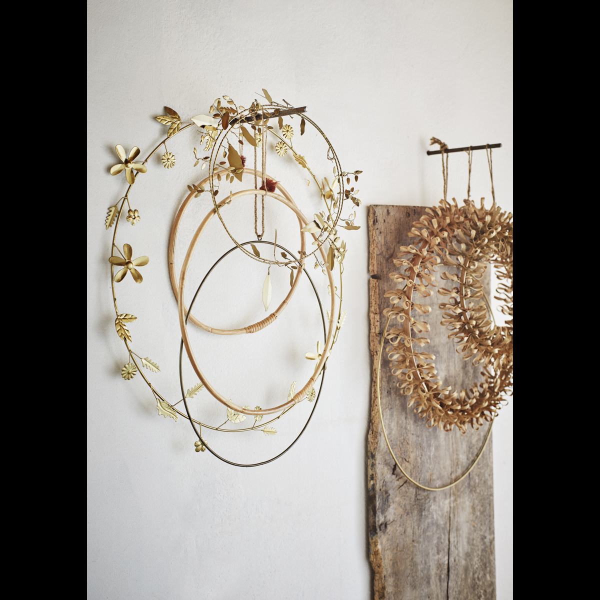 Bamboo wreaths