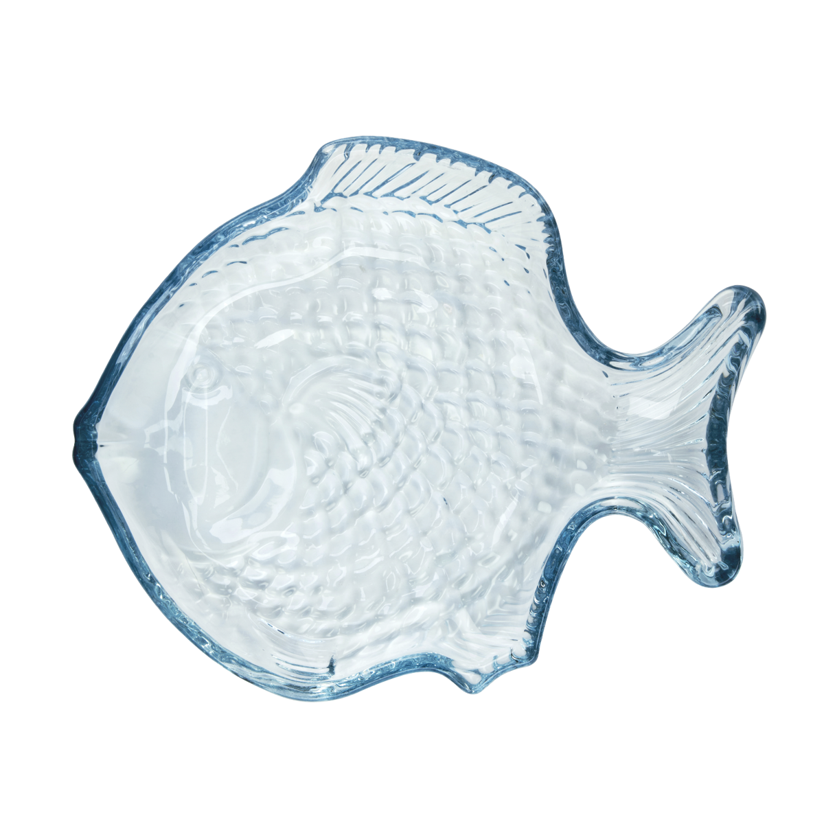 Glass fish tray