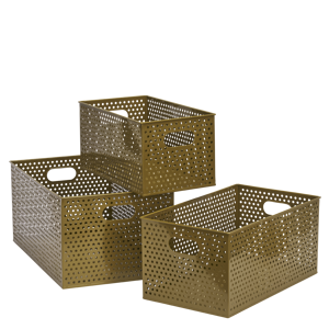 Iron storage boxes