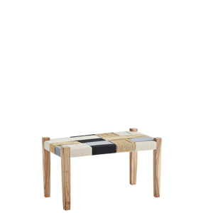 Wooden bench w/ cotton