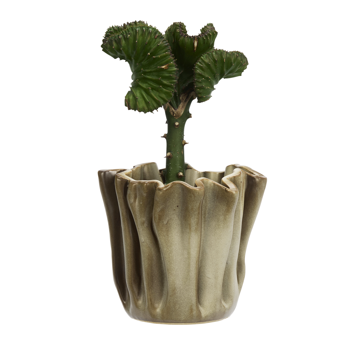 Stoneware flower pot