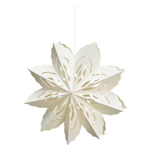 Hanging paper snowflake