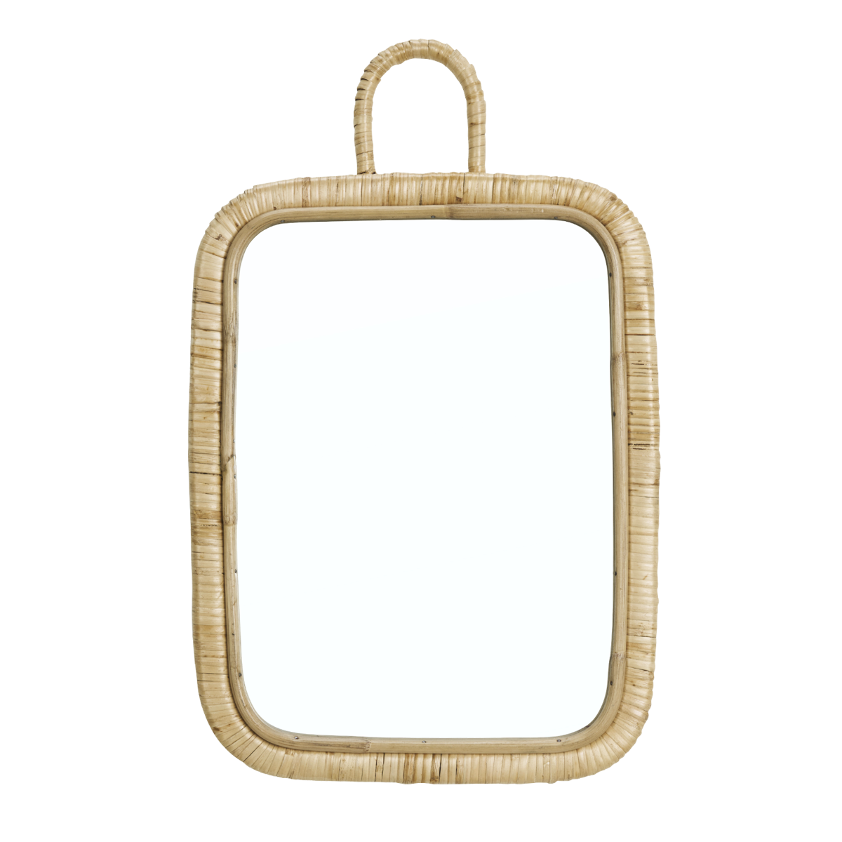 Rectangular mirror w/ cane