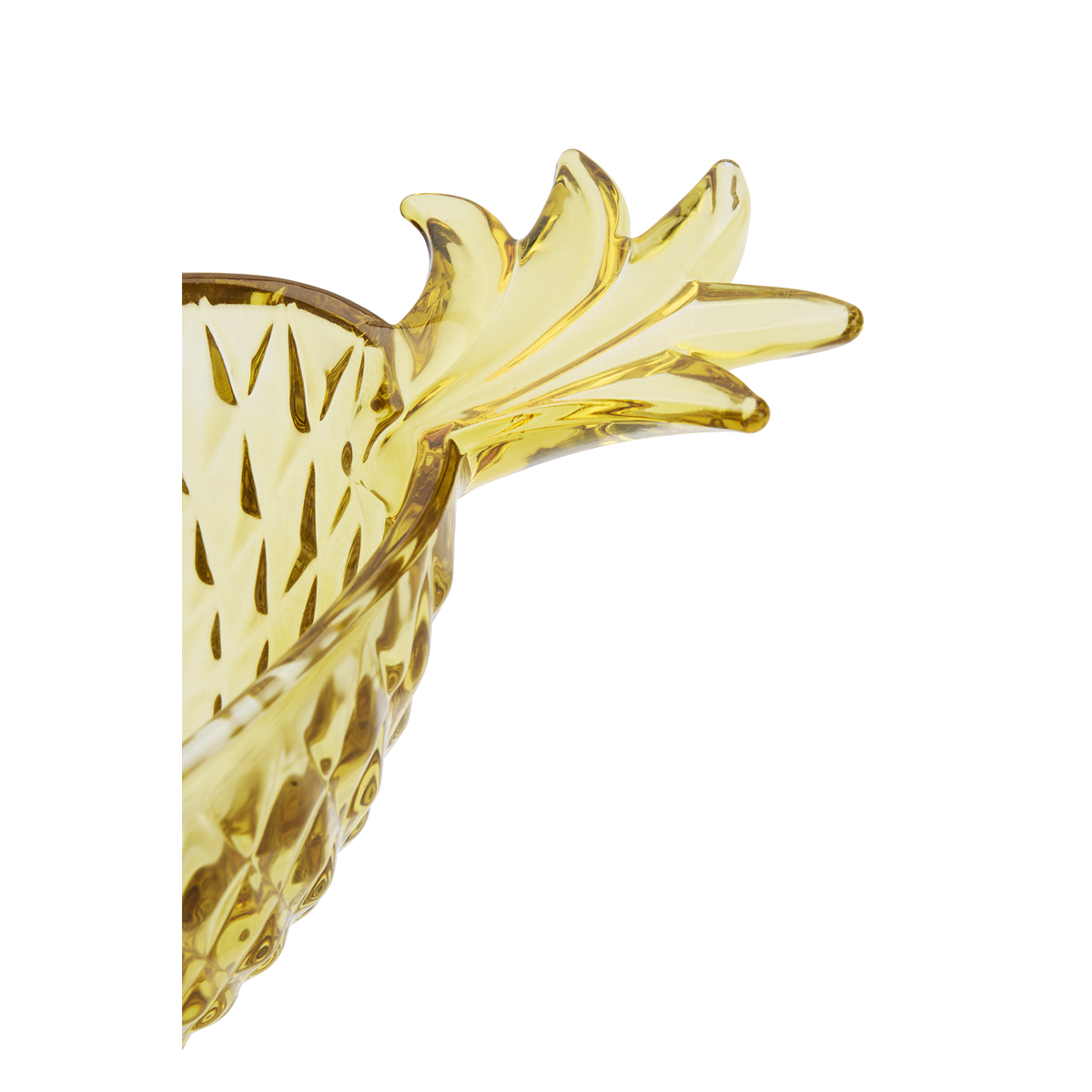 Glass pineapple bowls