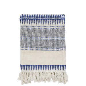 Recycled cotton throw