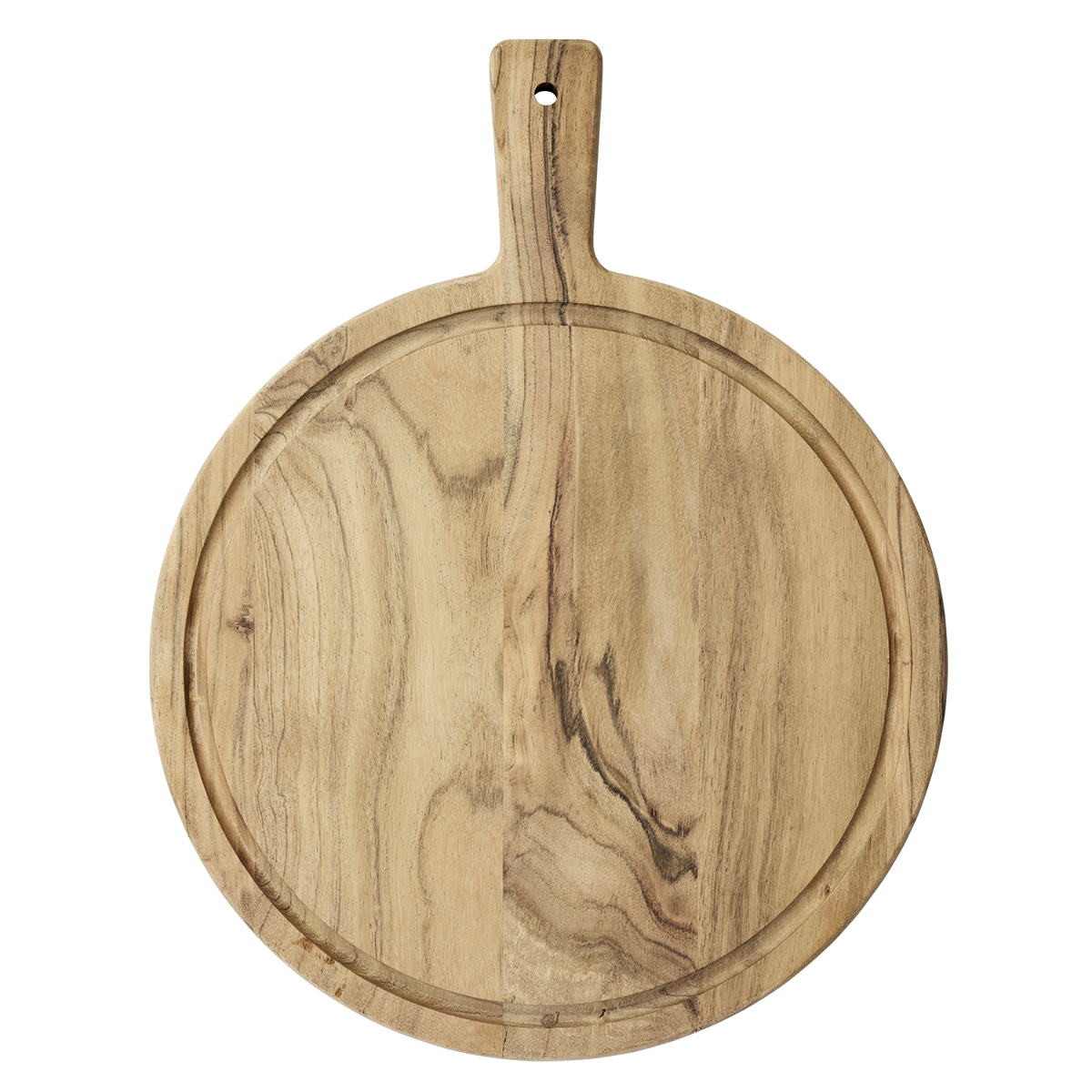 Round chopping board w/ juiceline