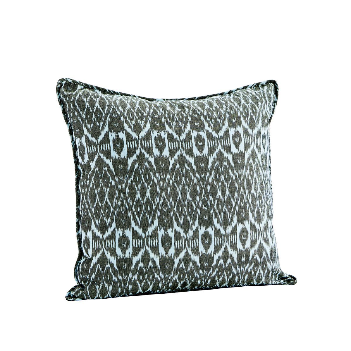 Ikat woven cushion cover