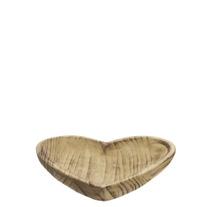 Wooden heart tray