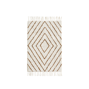 Tufted cotton bath mat