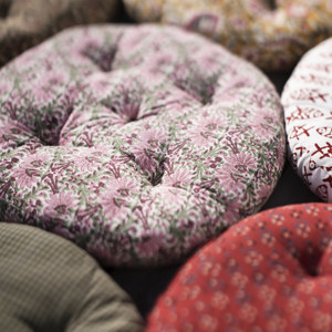 Round cotton chair pad