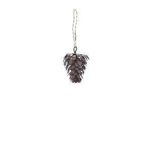 Hanging iron pinecone