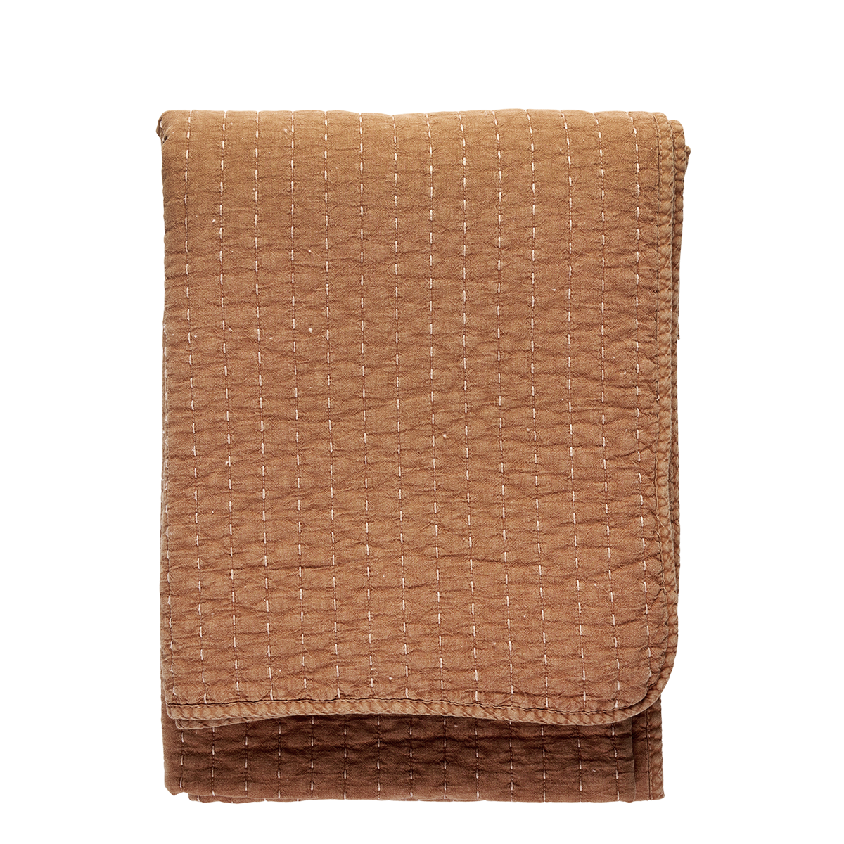 Quilted cotton throw