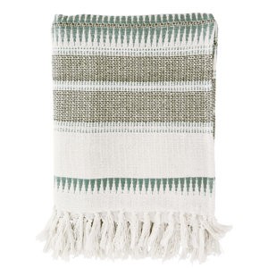 Recycled cotton throw