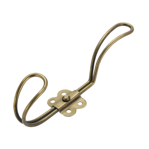 Hand forged iron hook