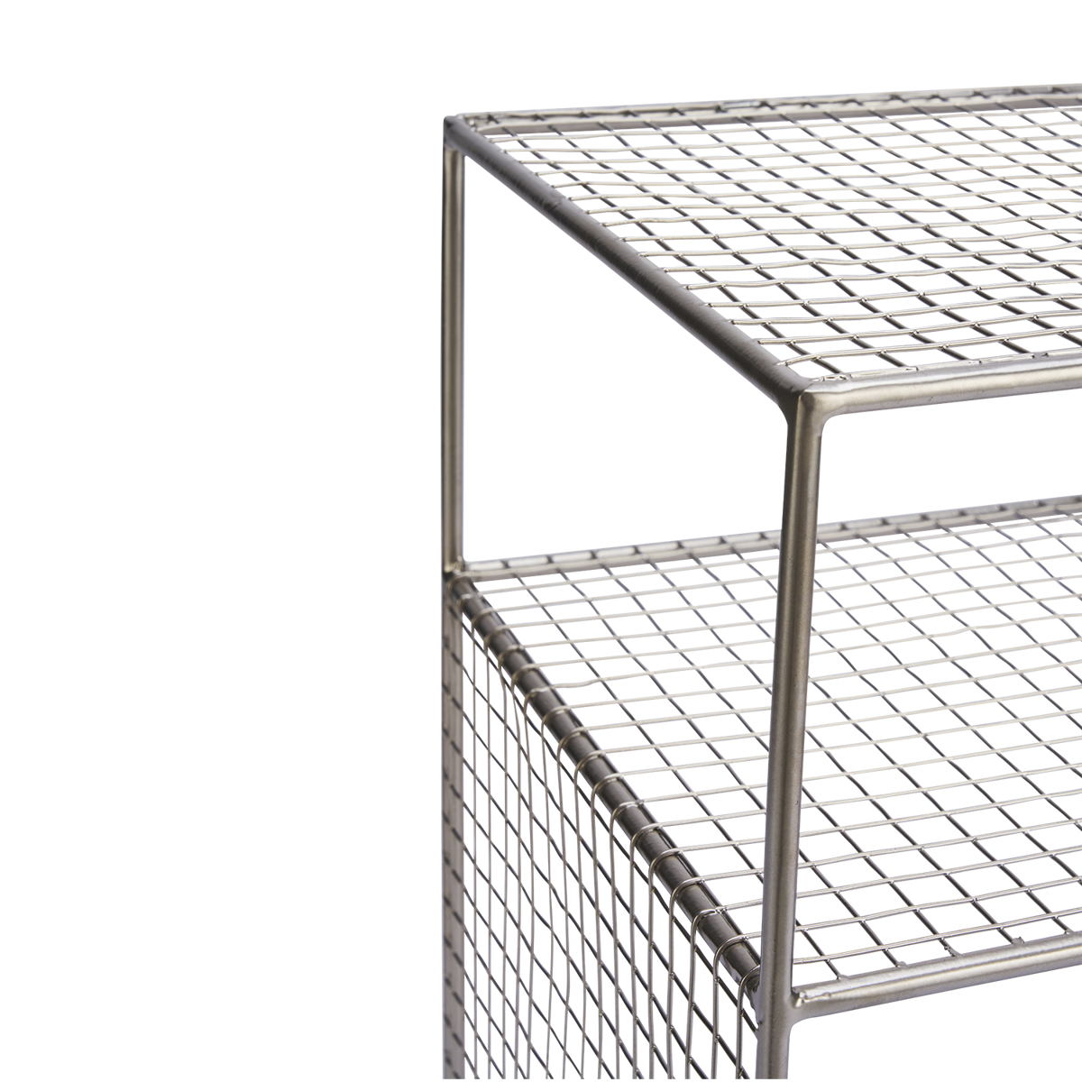 Standing iron shelf