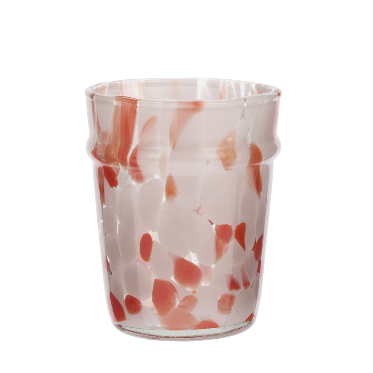 Coloured drinking glass