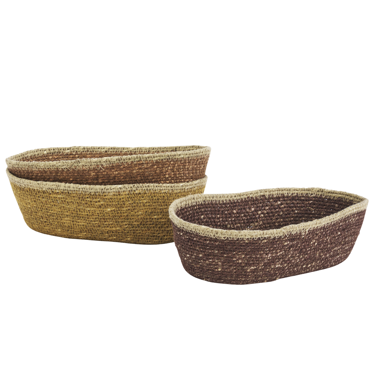 Oval seagrass basket 