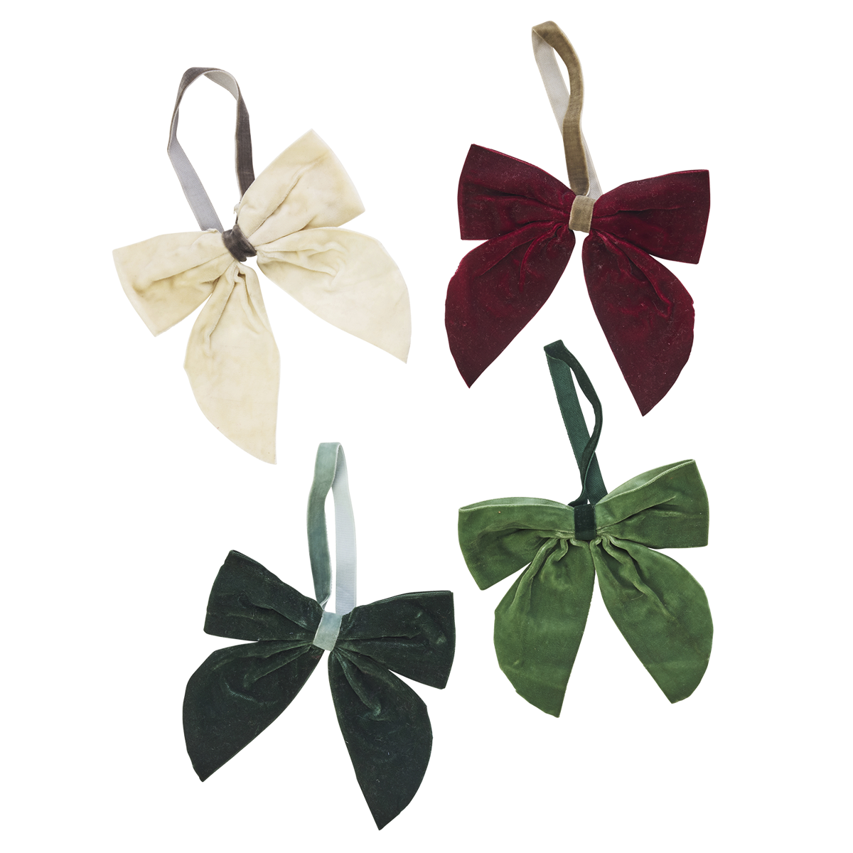Velvet bows