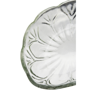 Oval glass tray