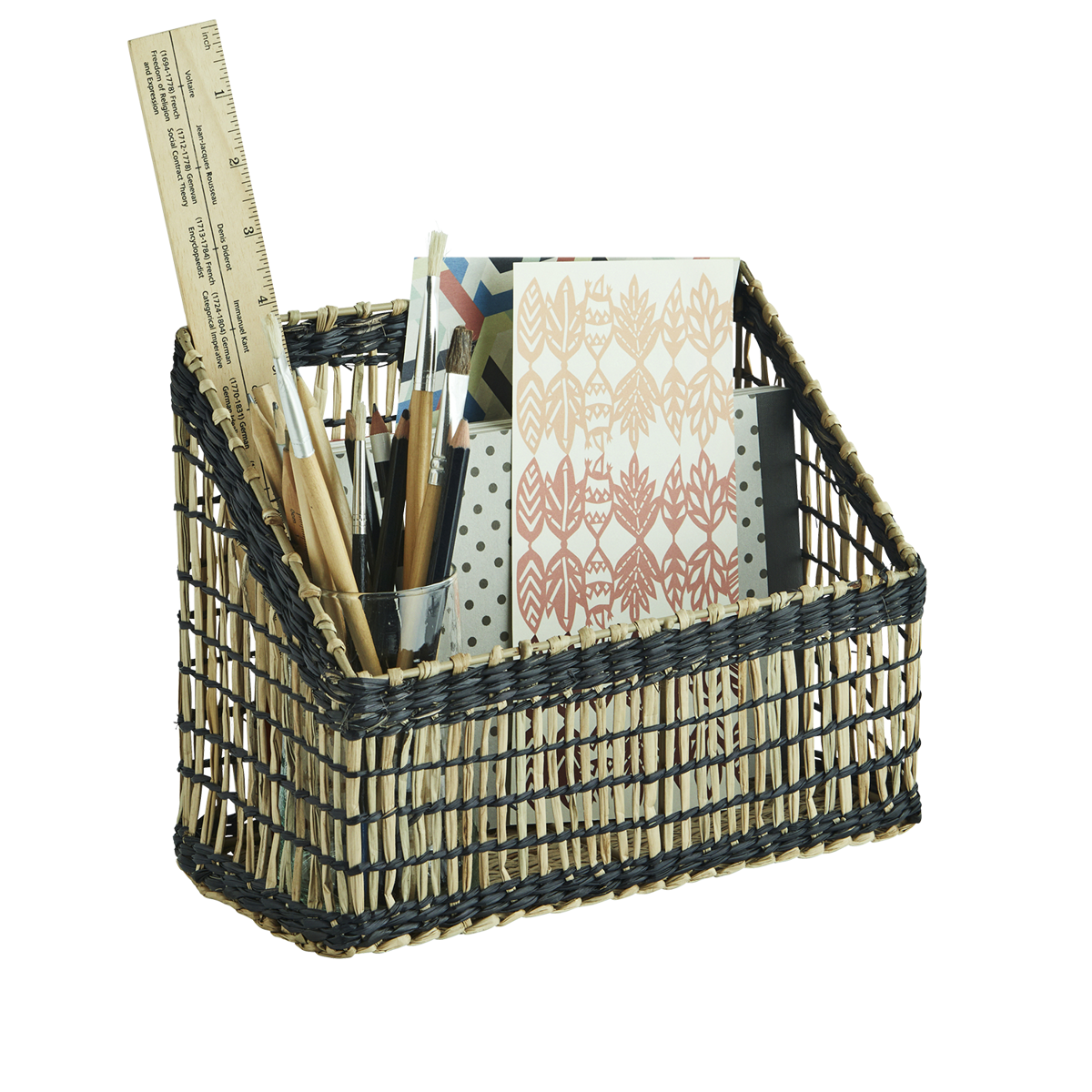 Rattan organiser