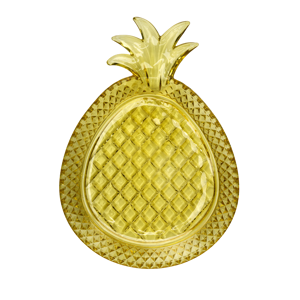 Glass pineapple tray
