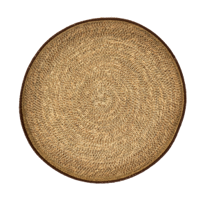 Round seagrass tray