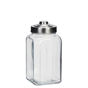 Glass jar w/ steel lid