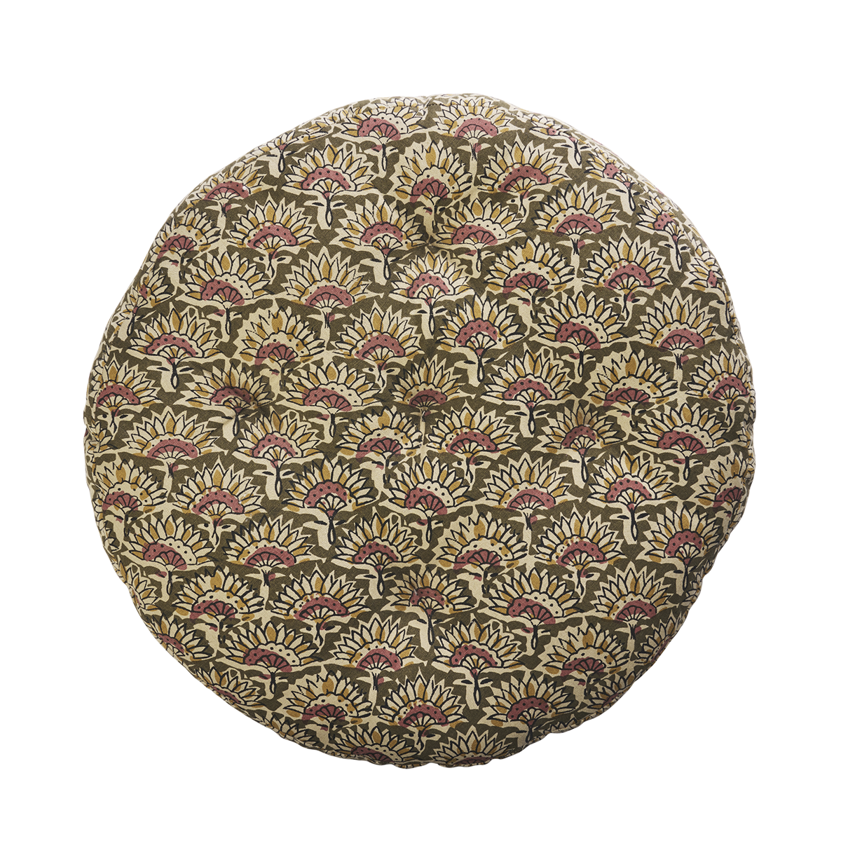 Round cotton chair pad