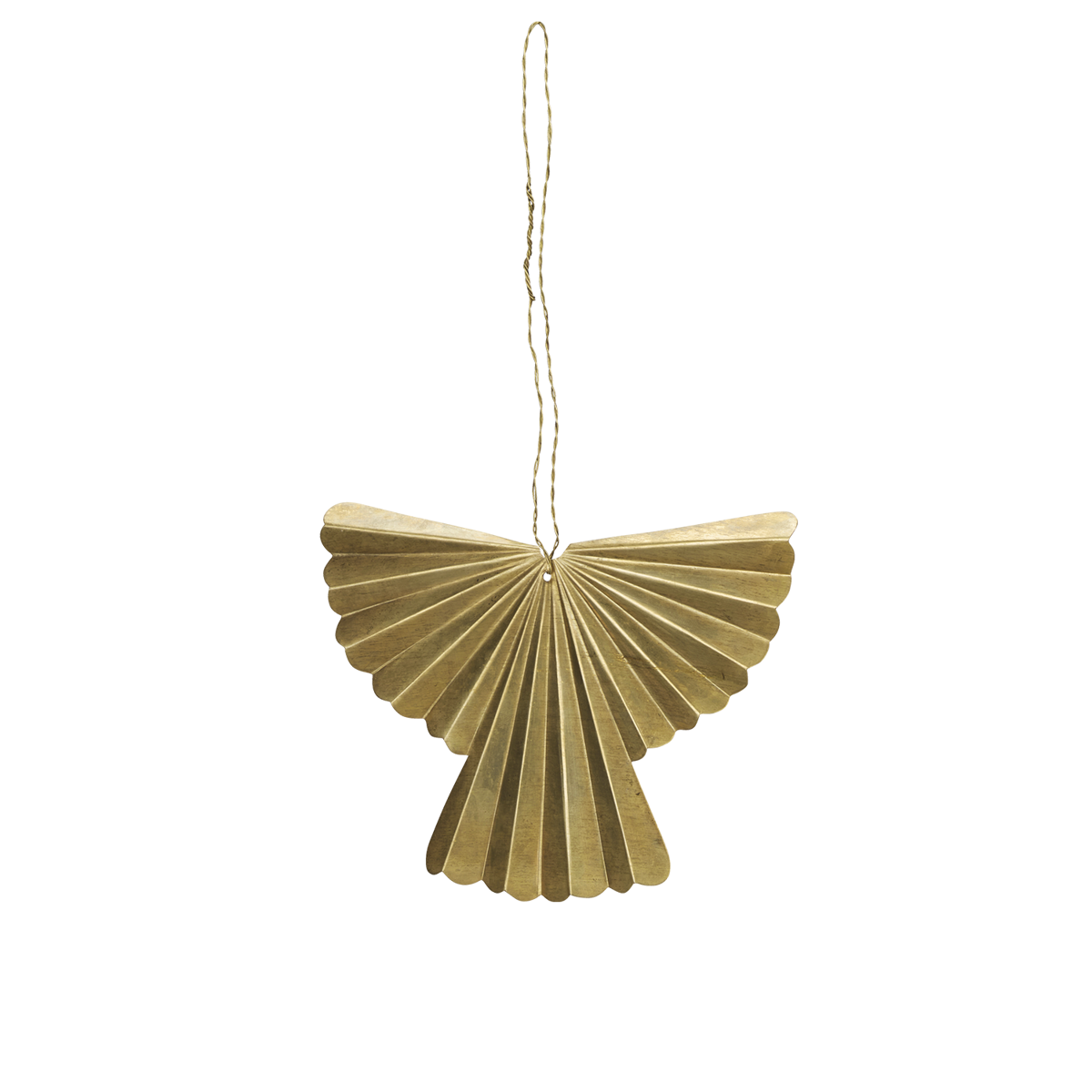 Hanging brass angel