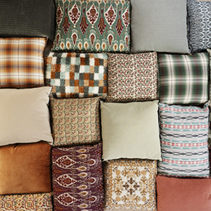 Printed cushion cover