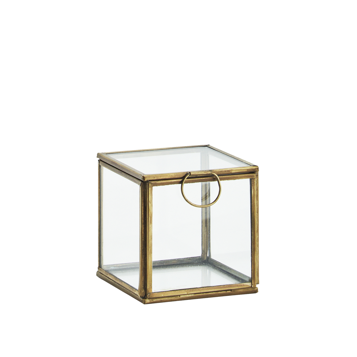 Cube glass box