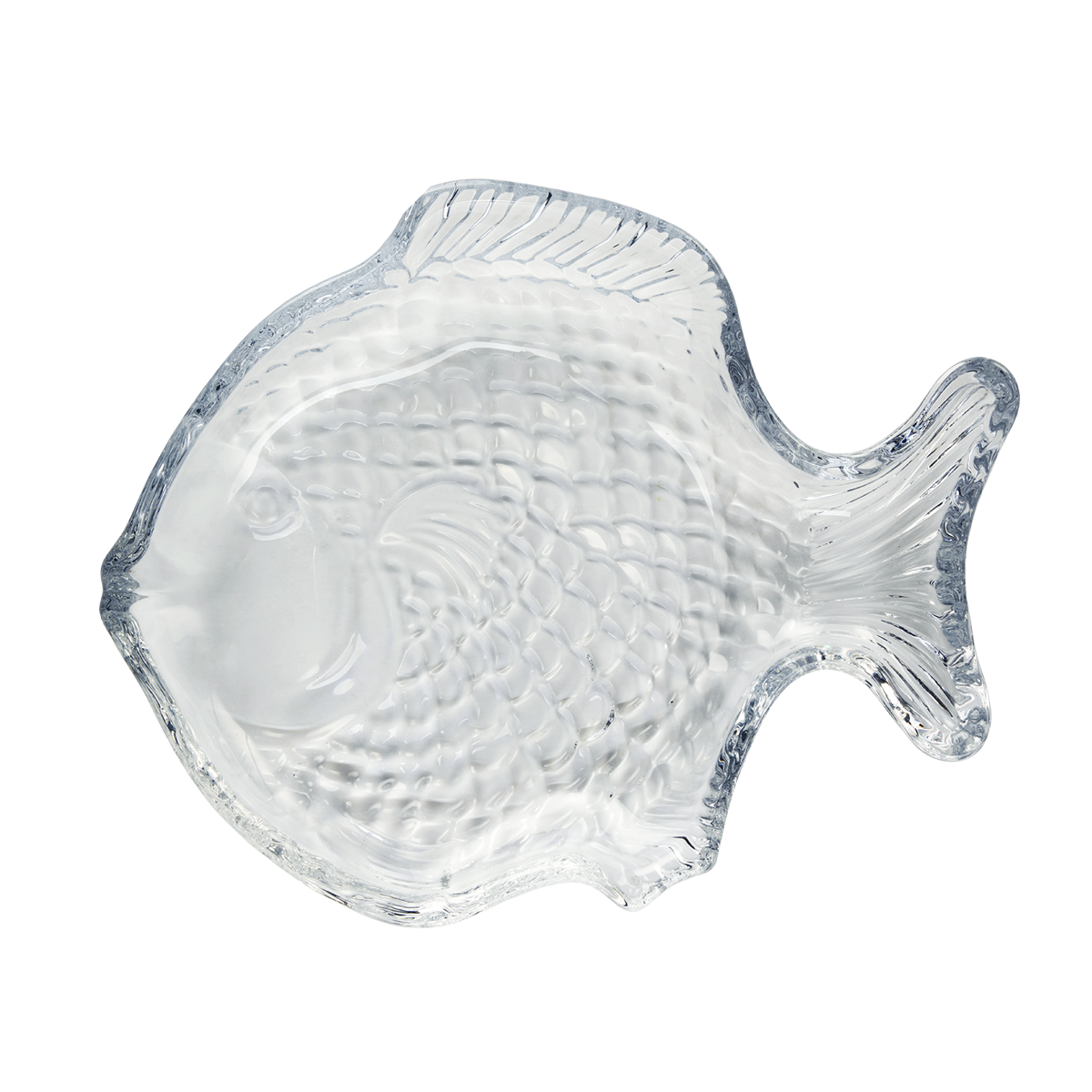 Glass fish tray
