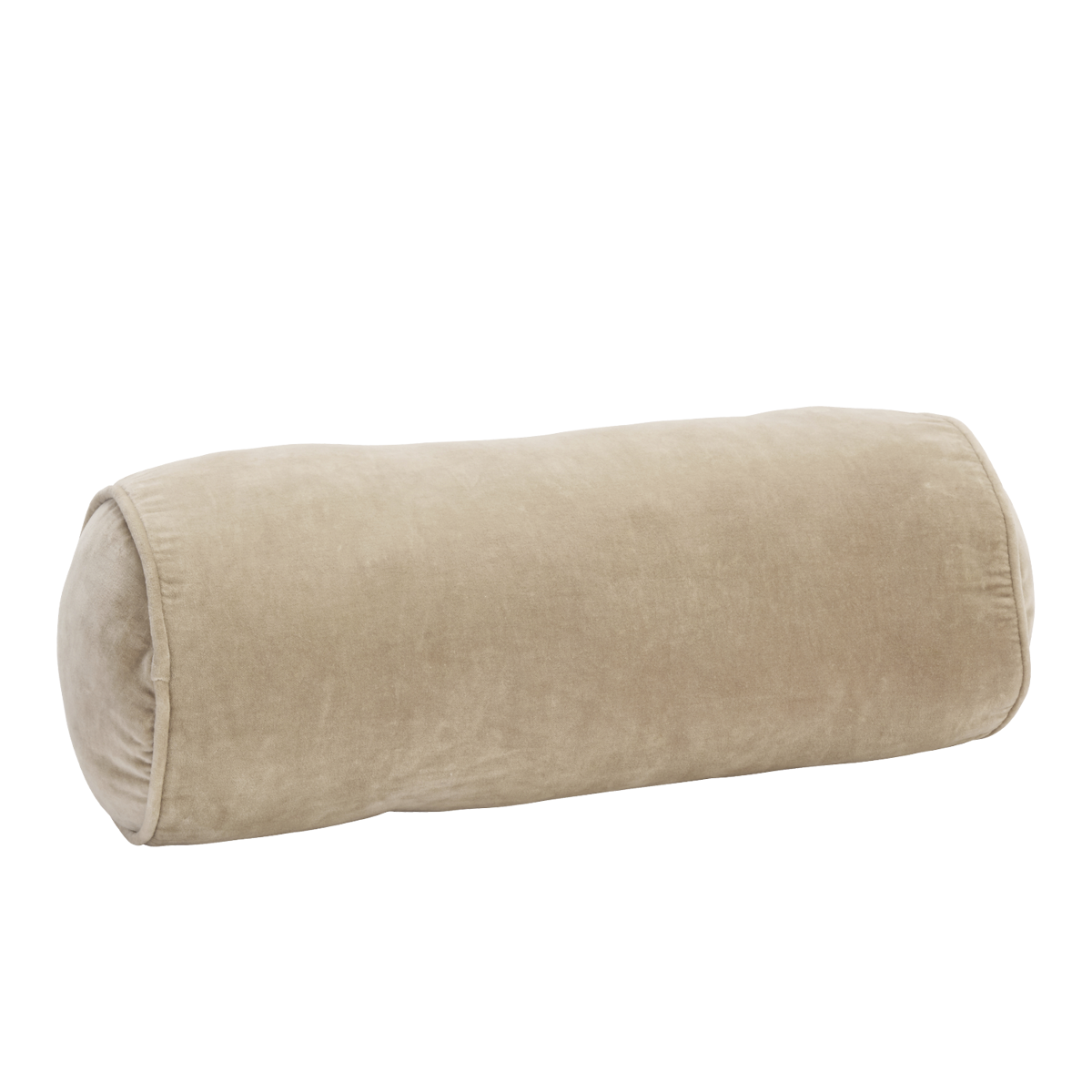 Velvet bolster cushion