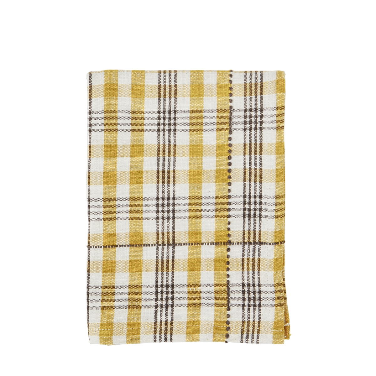 Checked kitchen towel