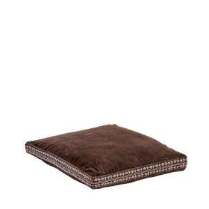 Velvet seating mat w/ embroidery