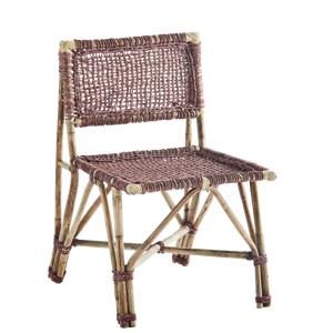 Bamboo chair w/ weaving