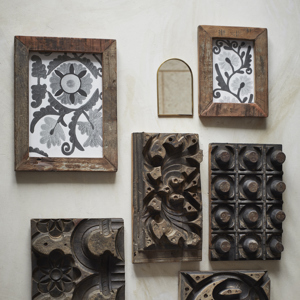 Recycled wooden photo frame