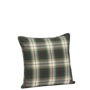 Checked cushion cover