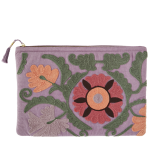 Embroidered ipad sleeve