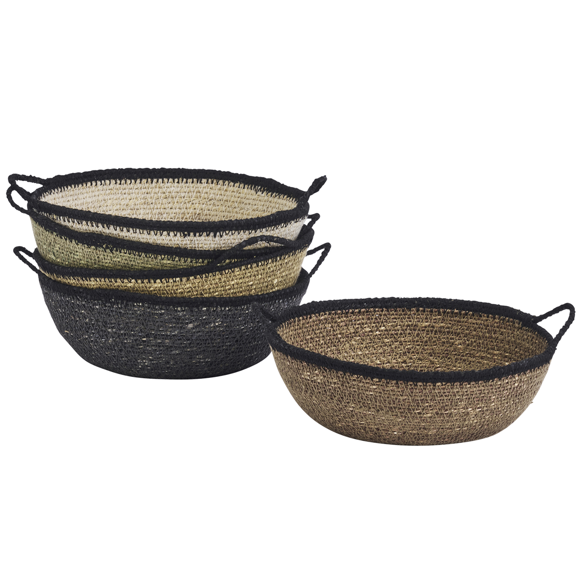 Seagrass basket w/ handles