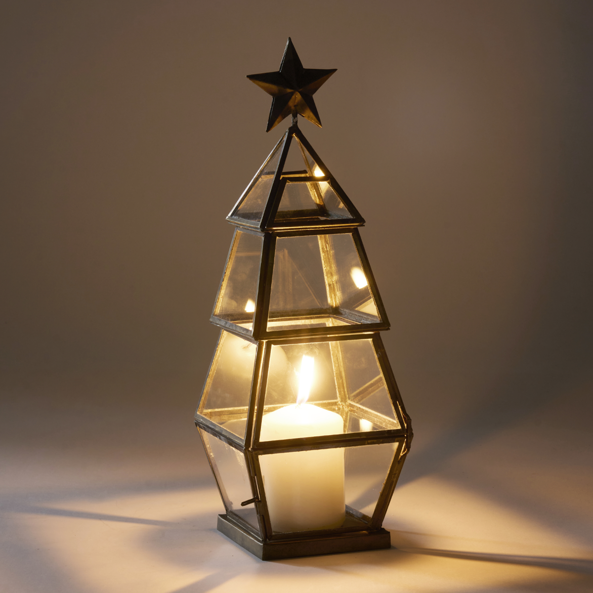 Iron christmas lantern