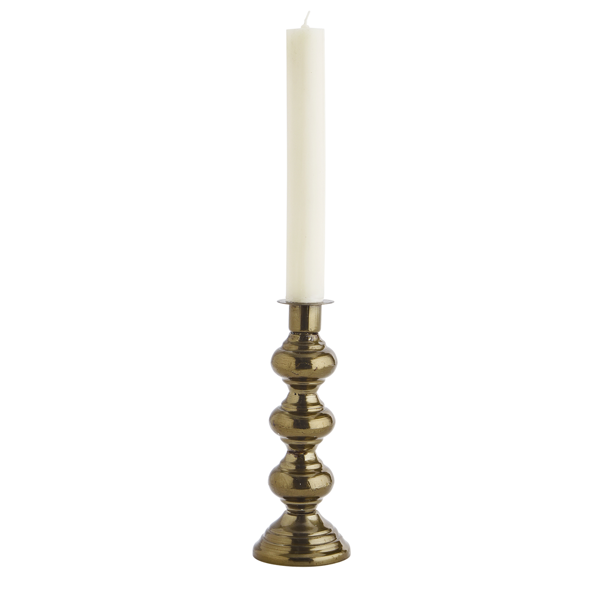 Iron candle holder