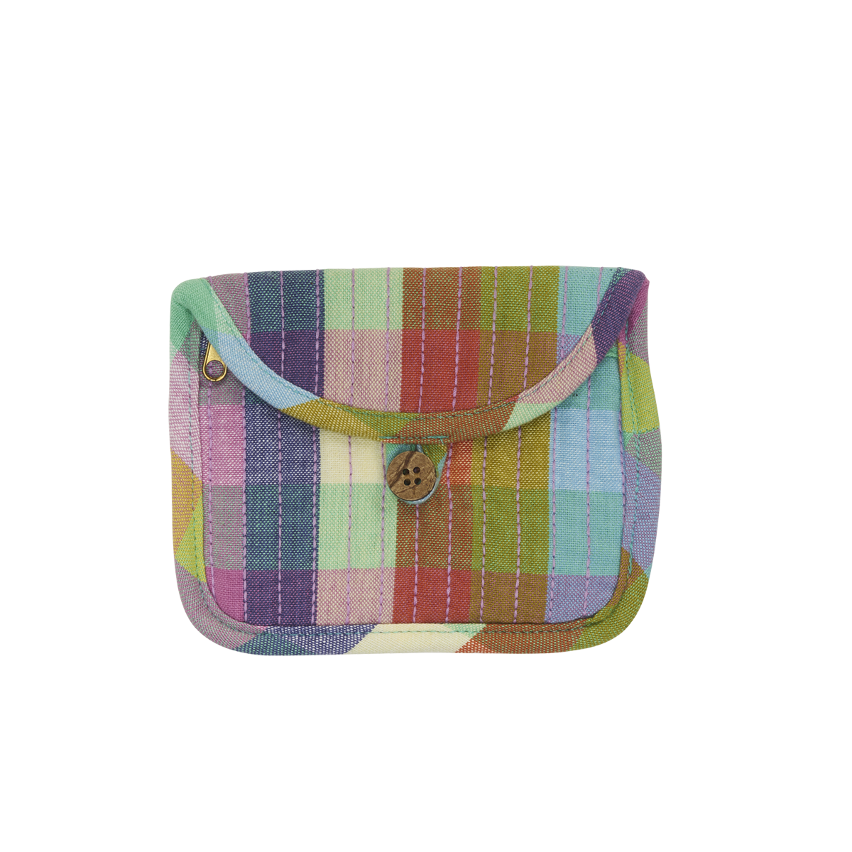 Quilted cotton purse