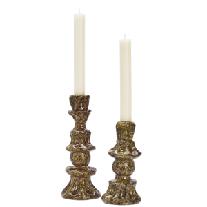 Stoneware candle holders