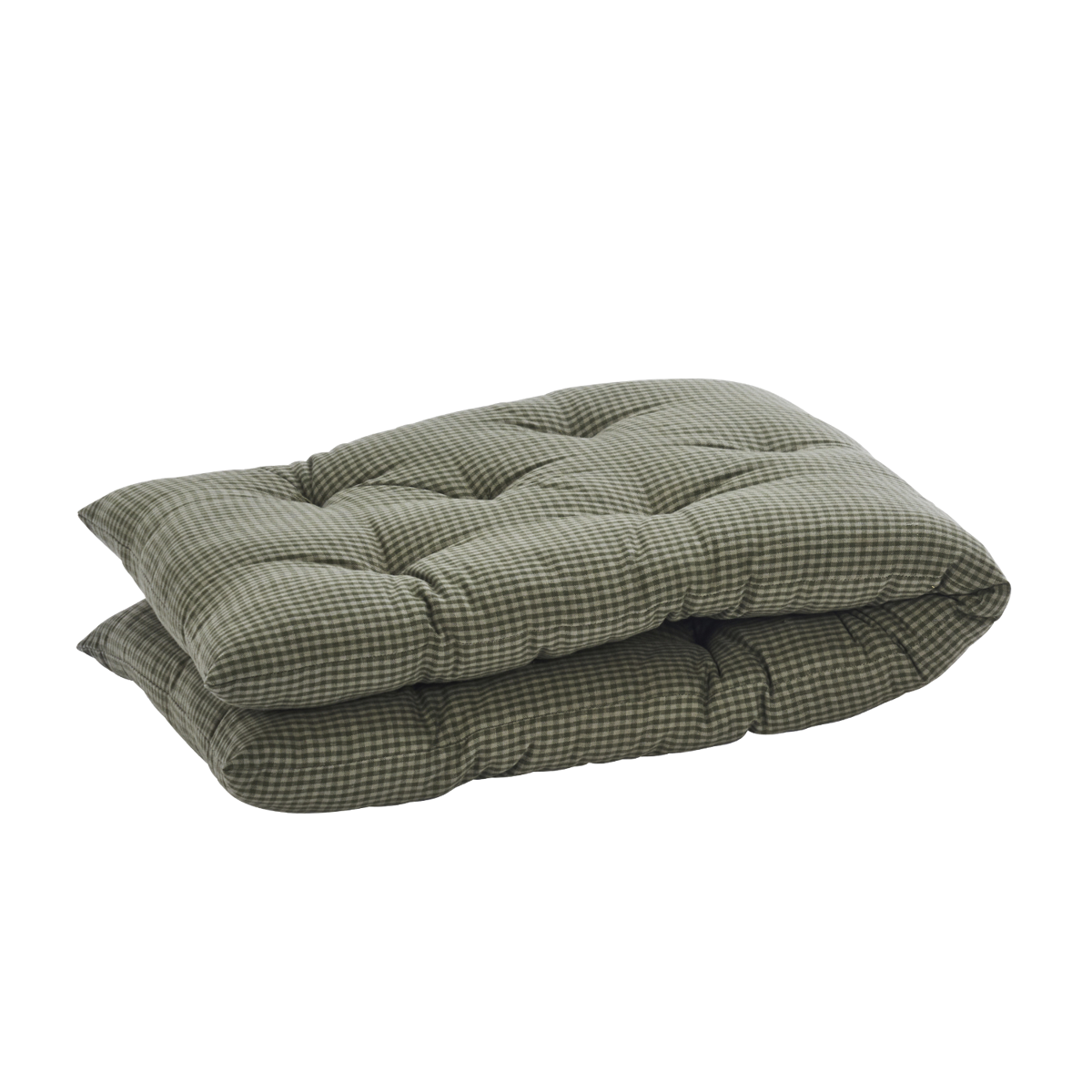 Checked cotton mattress