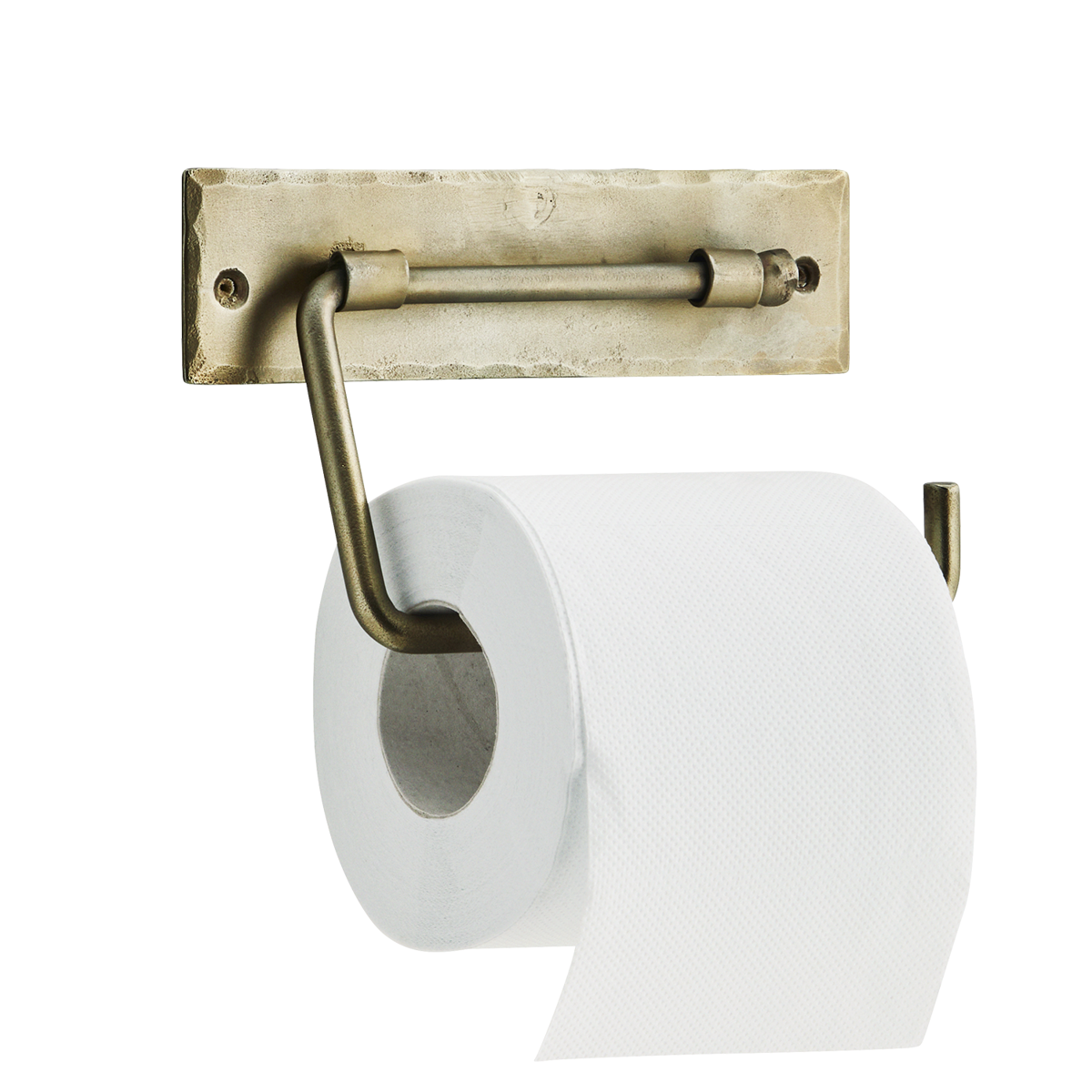 Iron toilet paper holder