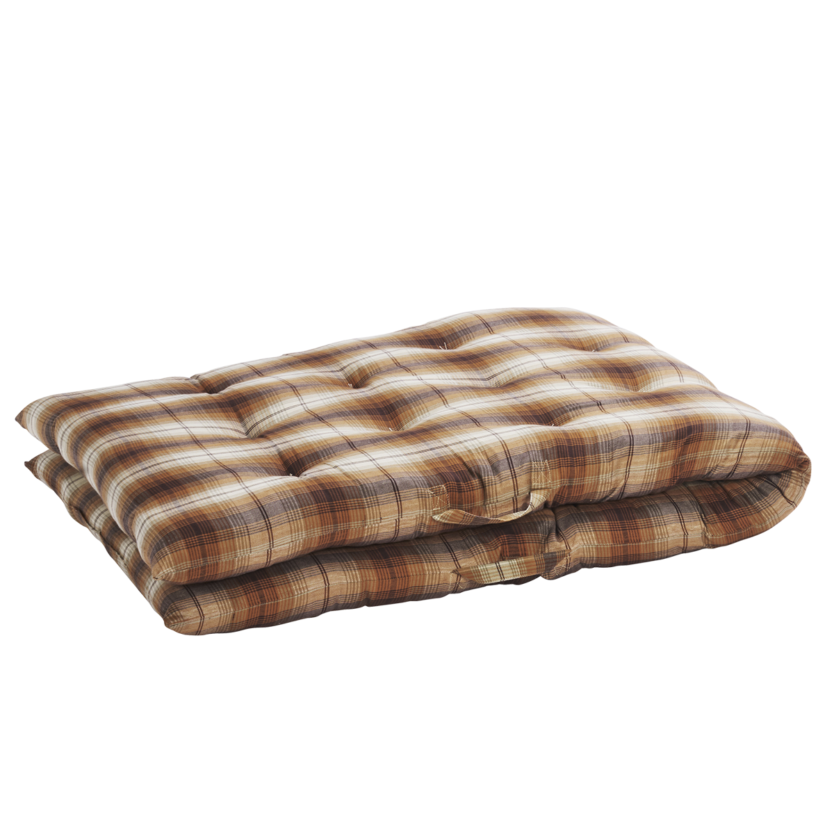 Checked cotton mattress
