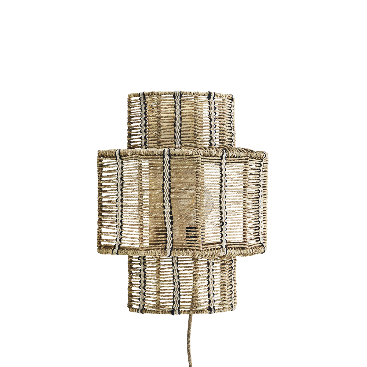 Seagrass wall lamp