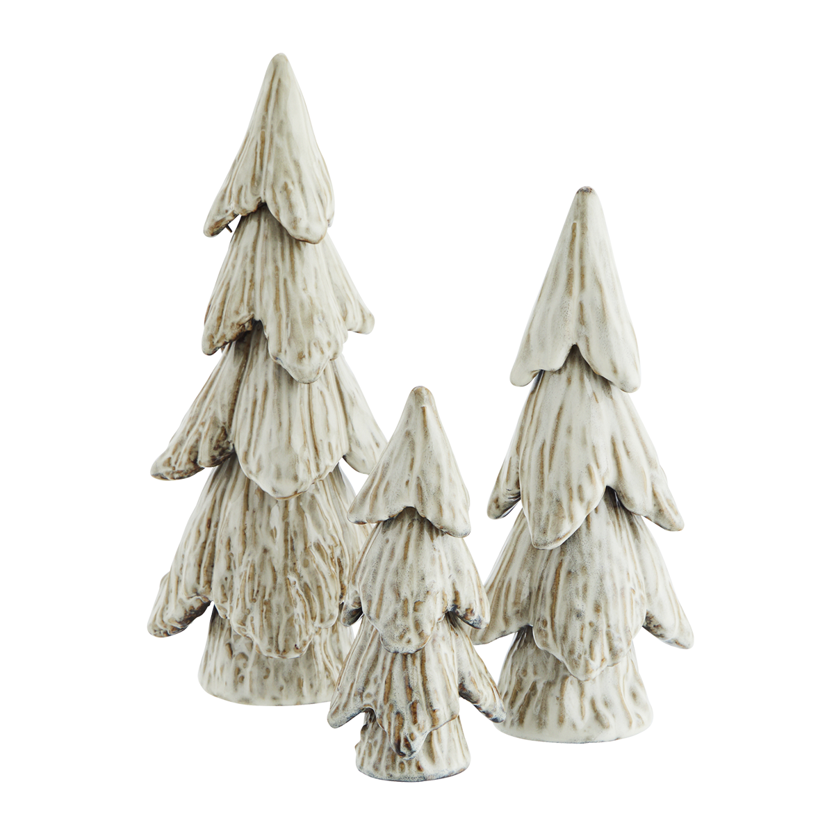 Stoneware christmas trees