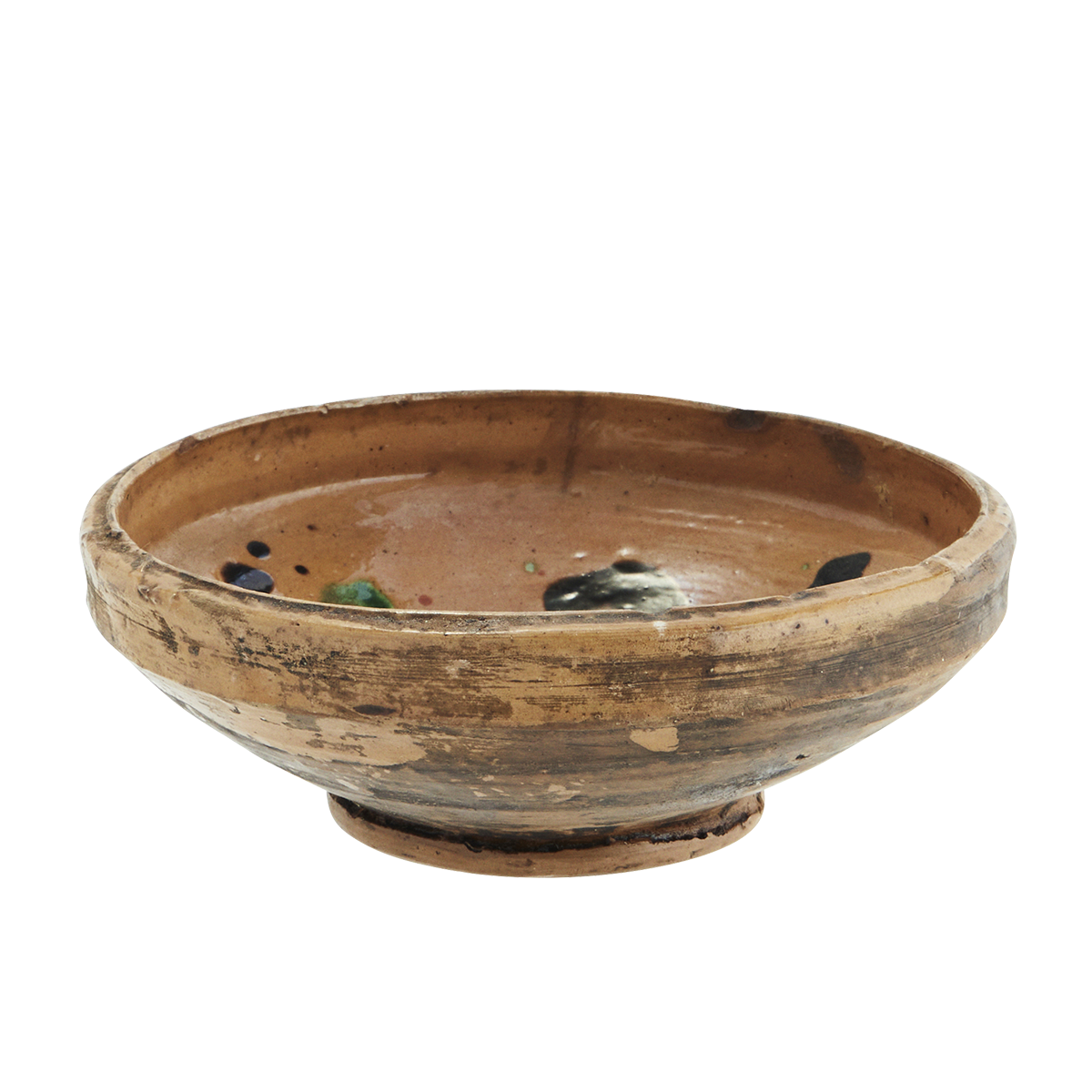 Re-used earthenware bowl